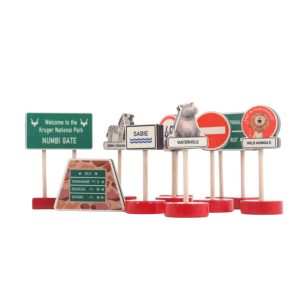 Road Signs ~ On Safari ~ 10 Piece Set